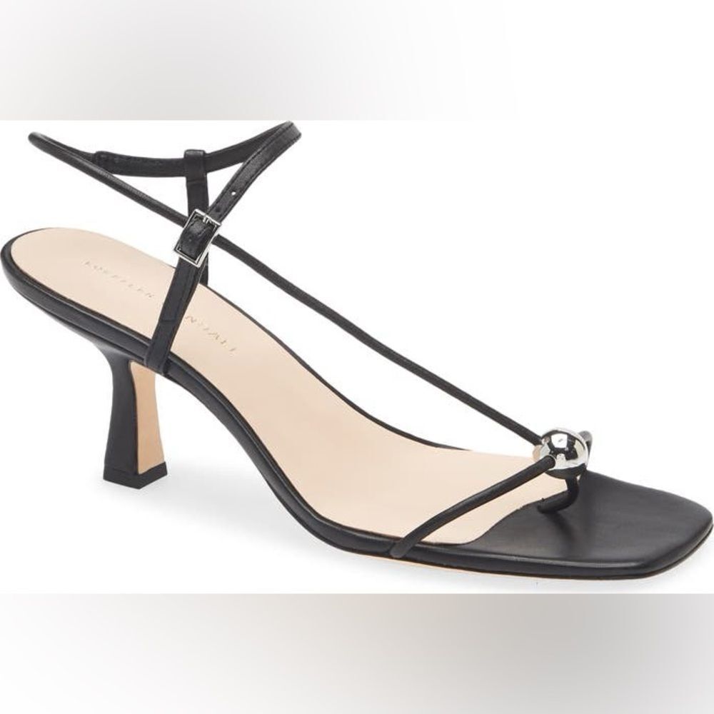 NEW Loeffler Randall Triana (Women) Elegant Black Strappy Heel Sandals Size 10